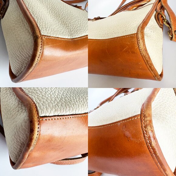 Dooney & Bourke All Weather Leather Shoulder Satchel Style R21 Bone Tan … - Picture 9 of 12